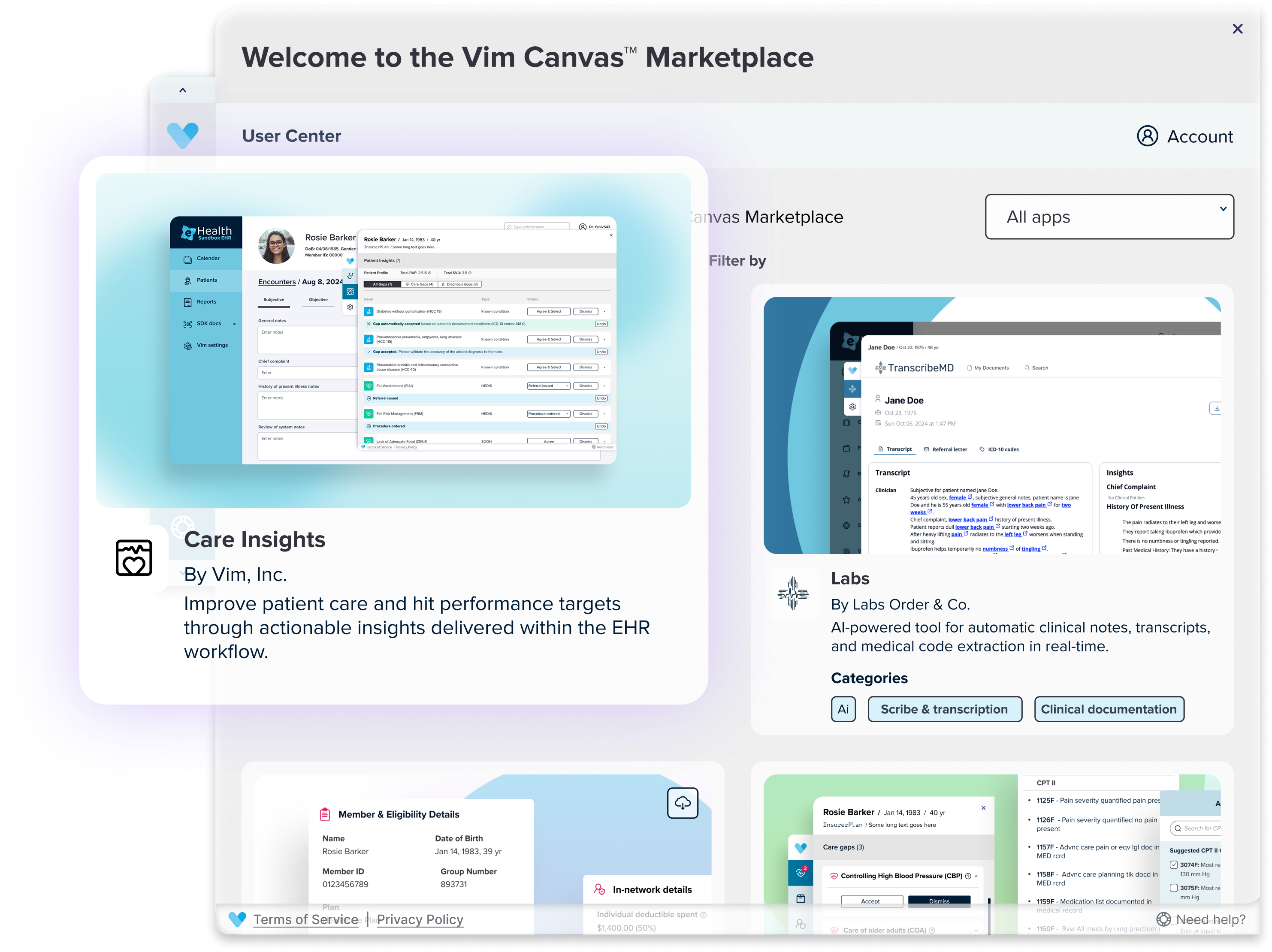 Vim Connect Marketplace