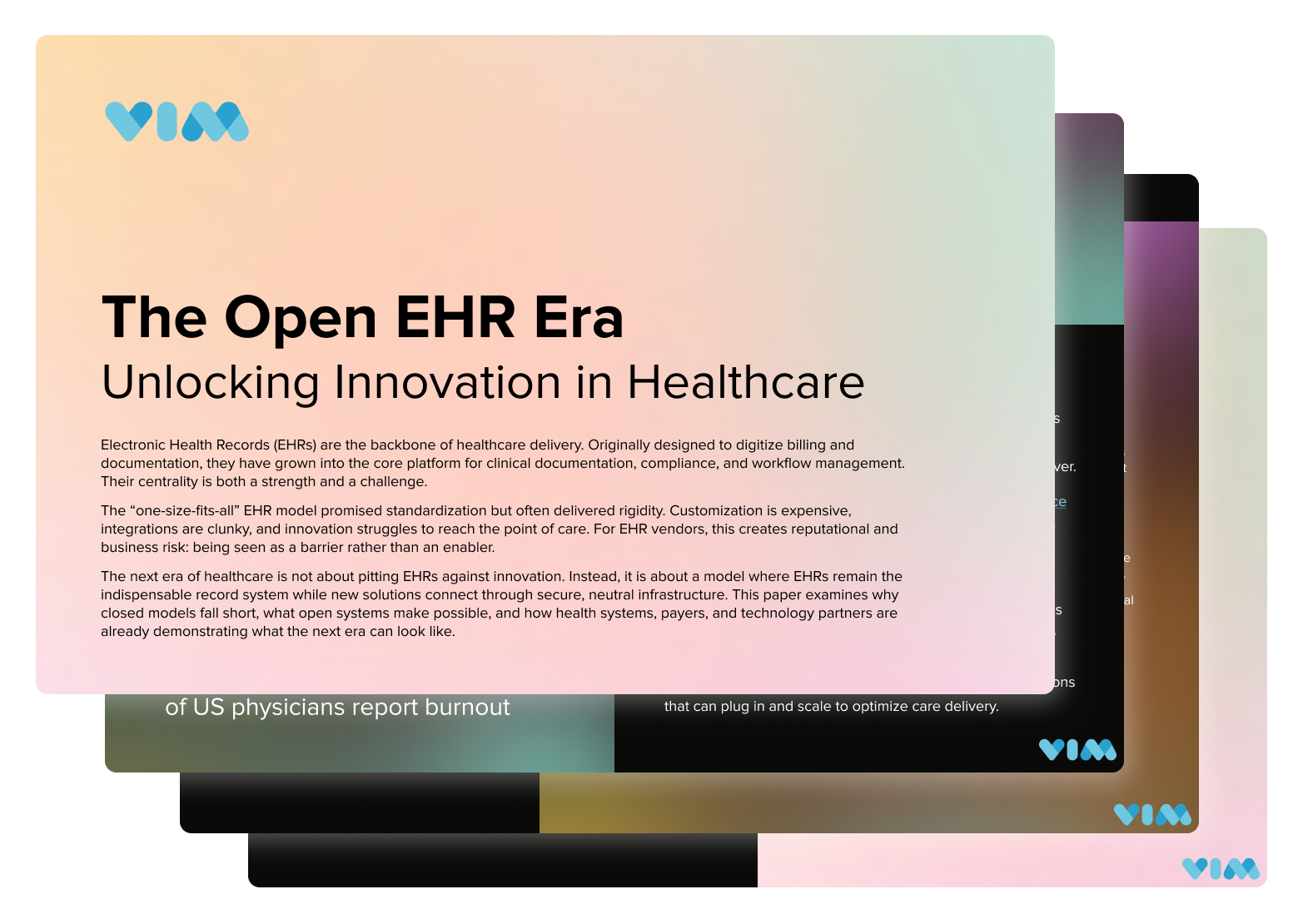 The Open EHR Era – Unlocking Innovation in Healthcare